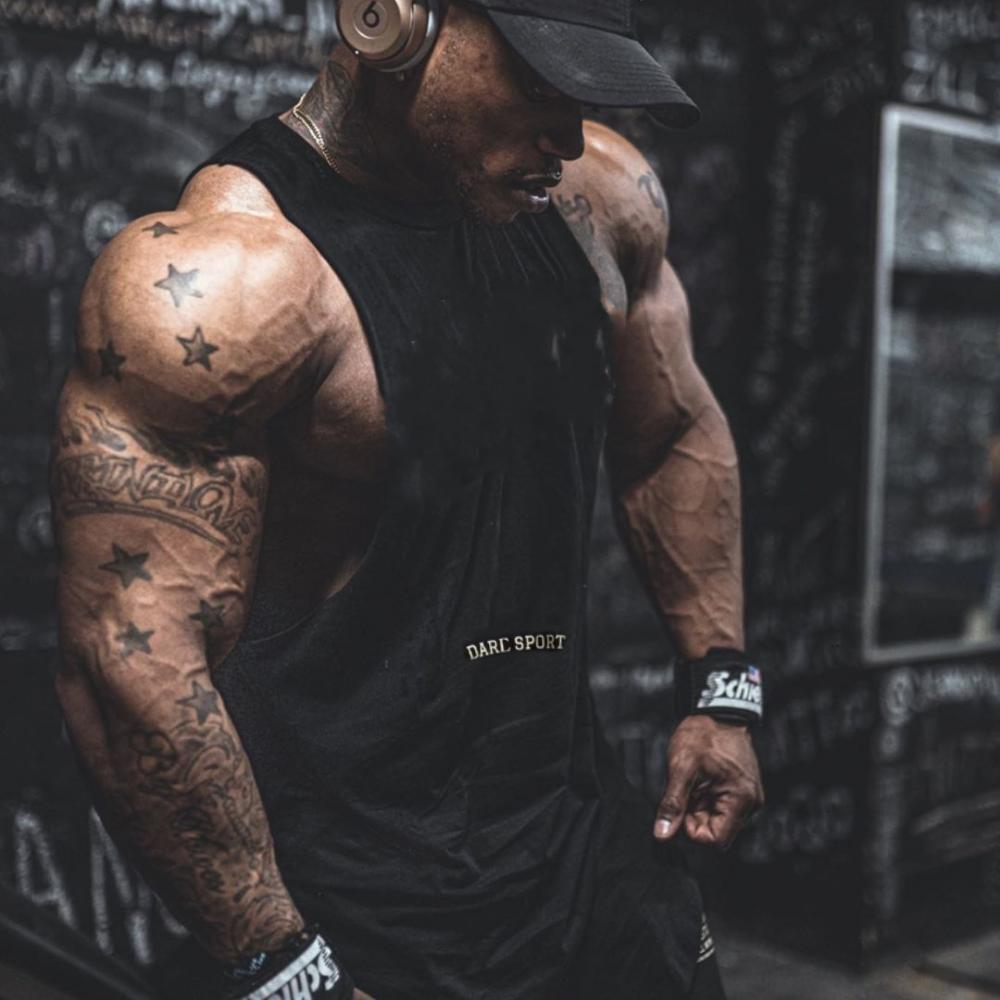 Mens Tank Tops Mens Fitness Tank Top Summer Bodybuilding Vest Cotton Sleeveless Muscle Breathable Male TankTop Gyms Clothing Men Tank Tops