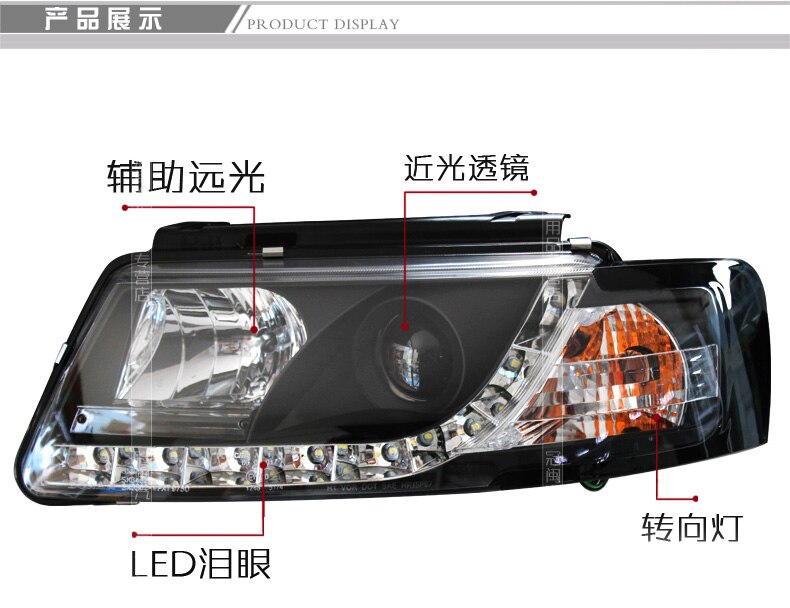 Auto Tuning Head Lamp for VW Passat B5 1999-2004 Passat LED Headlight DRL Hid Bi Xenon Turn Signal Headlights