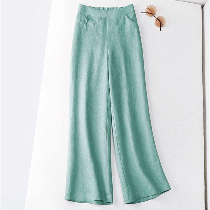 Women's Pants Summer Cotton Linen Wide Leg Women Solid Colors Casual Trousers Elastic High Waist Vintage Baggy Large Size Stretch, Light green
Women's Pants Summer Cotton Linen Wide Leg Women Solid Colors Casual Trousers Elastic High Waist Vintage Baggy Large Size Stretch, Light green