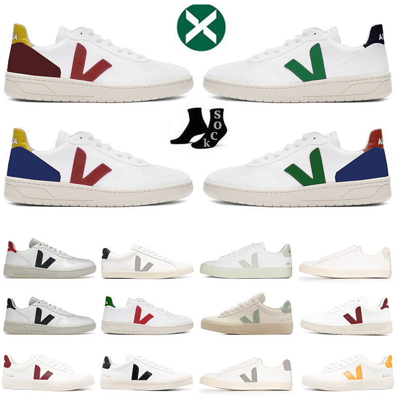 New Fashion Veja Designer Shoes Men Women Low Platform Sneakers V-10 Leather Black White Chromefree Natural Vejas Classic Luxury Flat Casual Trainers, B15 v-10 white red blue
New Fashion Veja Designer Shoes Men Women Low Platform Sneakers V-10 Leather Black White Chromefree Natural Vejas Classic Luxury Flat Casual Trainers, B15 v-10 white red blue