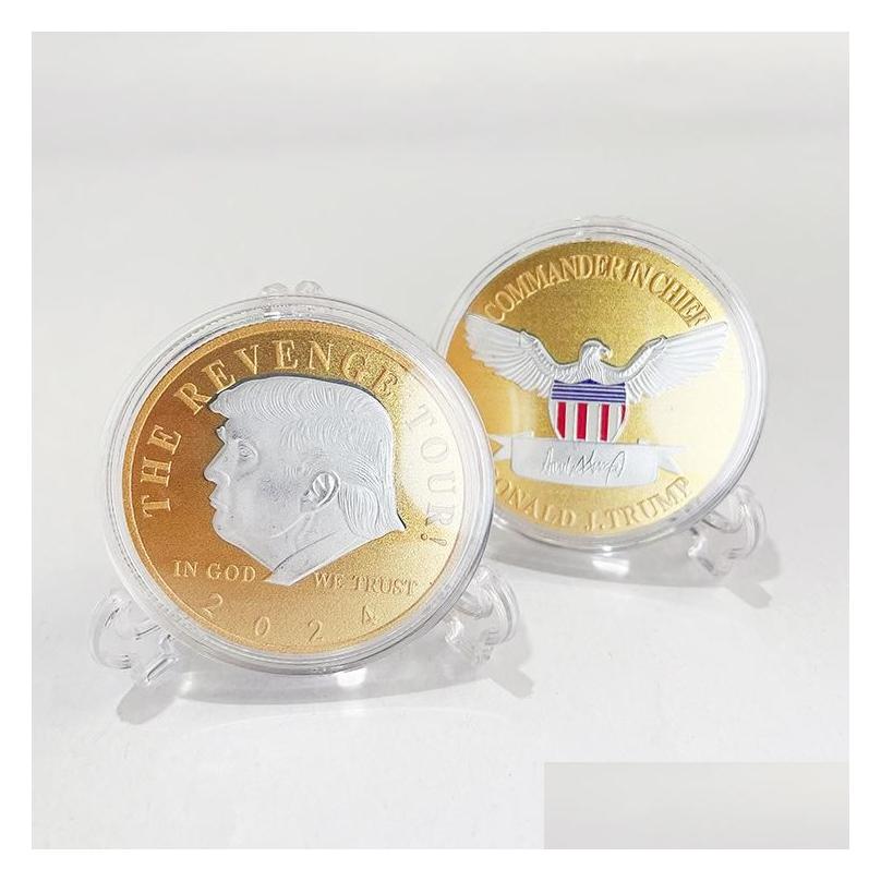 Arts And Crafts 2024 Trump Commemorative Coin Golden American Us Election Collection Sier Plated Double Colored Iron Coins 40Mm Drop Dhkxn
Arts And Crafts 2024 Trump Commemorative Coin Golden American Us Election Collection Sier Plated Double Colored Iron Coins 40Mm Drop Dhkxn