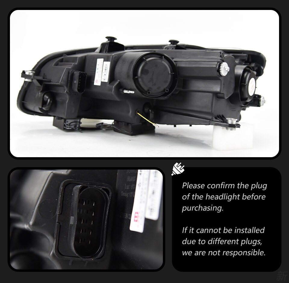 Car Styling for VW Passat B7 Headlights 20 11-20 16 LED Headlight DRL Hid Head Lamp Bi Xenon Projector Lens