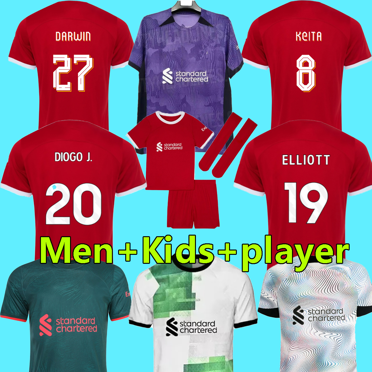 22 23 24 GAKPO DARWIN liverpool soccer jerseys 2023 Mohamed Luis DIaz Alexander Arnold football kit tops shirts men kids uniform A.BECKER goalkeeper, 23 24 home+epl
22 23 24 GAKPO DARWIN liverpool soccer jerseys 2023 Mohamed Luis DIaz Alexander Arnold football kit tops shirts men kids uniform A.BECKER goalkeeper, 23 24 home+epl