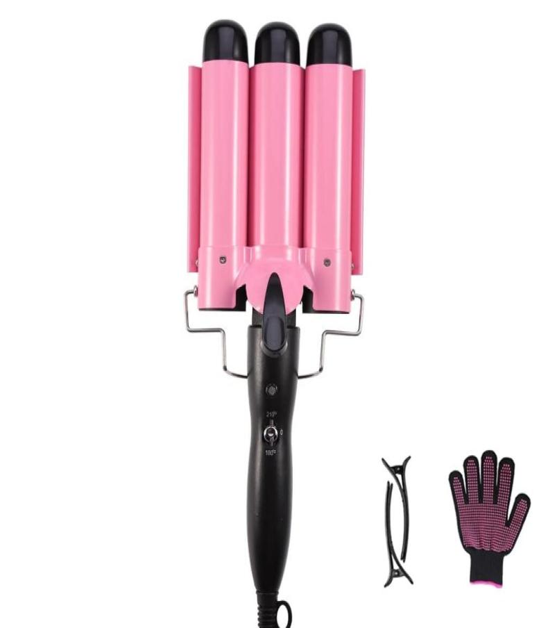 Curling Irons 2032mm Hair Curler Ceramic Iron Triple Barrels Professional Waver Tongs Styler Tools for All Types 2210316484519
Curling Irons 2032mm Hair Curler Ceramic Iron Triple Barrels Professional Waver Tongs Styler Tools for All Types 2210316484519