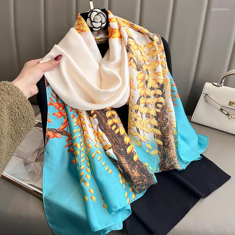 Scarves Summer Couple Style Design Shawls For Gift Sunscreen Bandana Fashion 2023 180X90CM Women Luxury Model Silk Scarf
Scarves Summer Couple Style Design Shawls For Gift Sunscreen Bandana Fashion 2023 180X90CM Women Luxury Model Silk Scarf