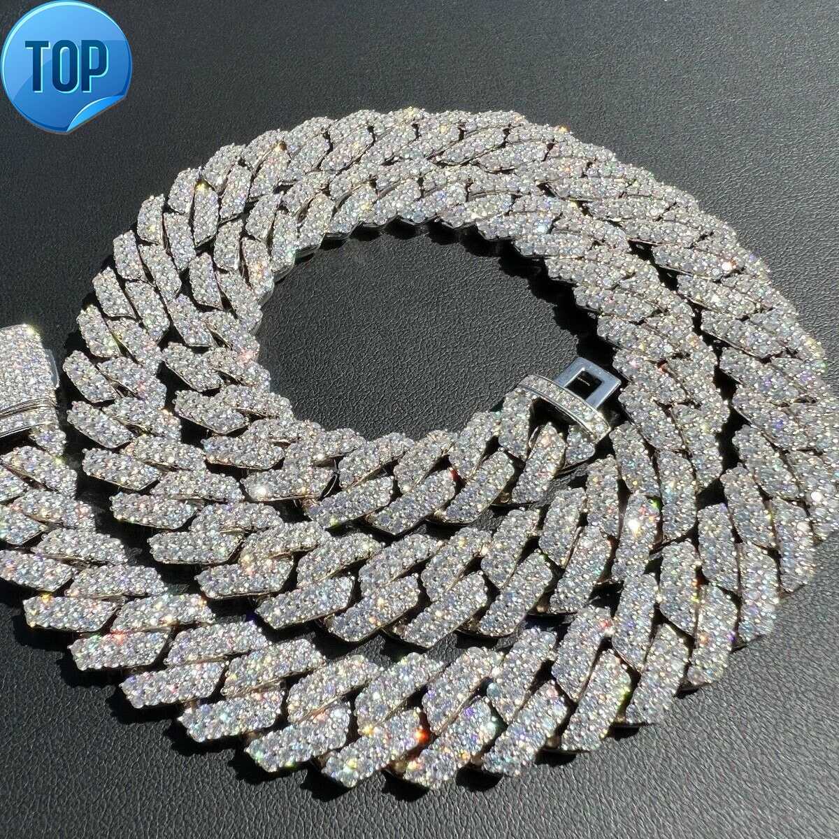Custom Hip Hop Ice Out Moissanite Cuban Chain 925 Sterling Silver VVS Moissanite Pendant Cuban Link Chain
Custom Hip Hop Ice Out Moissanite Cuban Chain 925 Sterling Silver VVS Moissanite Pendant Cuban Link Chain