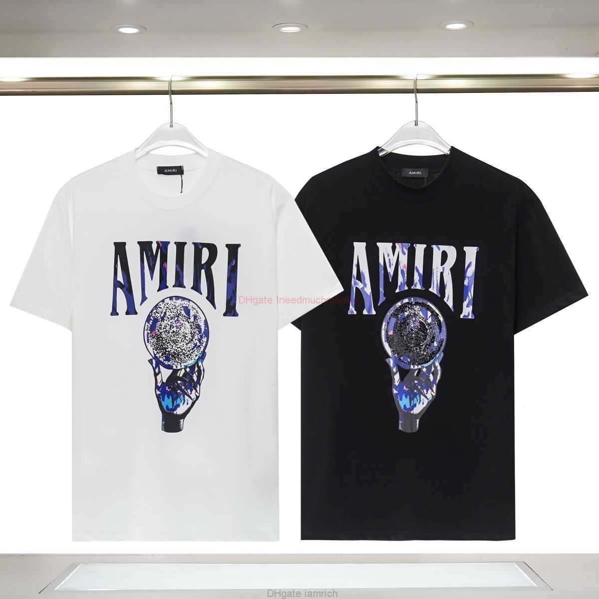 Designer Fashion Clothing Amires Tees Am Tshirt 2023 Early Spring New Emir Amies Short Sleeve Tshirt Unisex Hand Holding Planet Halo Dyed Letter Top Luxury Casual Top, White
Designer Fashion Clothing Amires Tees Am Tshirt 2023 Early Spring New Emir Amies Short Sleeve Tshirt Unisex Hand Holding Planet Halo Dyed Letter Top Luxury Casual Top, White