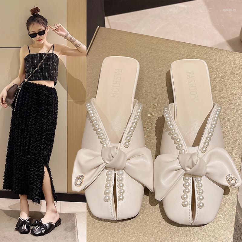 Slippers Bow Beads Women Flats Mules Shoes Summer 2023 Sandals Designer Slingback Flip Flops Casual Mujer Dress Slides, Black
Slippers Bow Beads Women Flats Mules Shoes Summer 2023 Sandals Designer Slingback Flip Flops Casual Mujer Dress Slides, Black