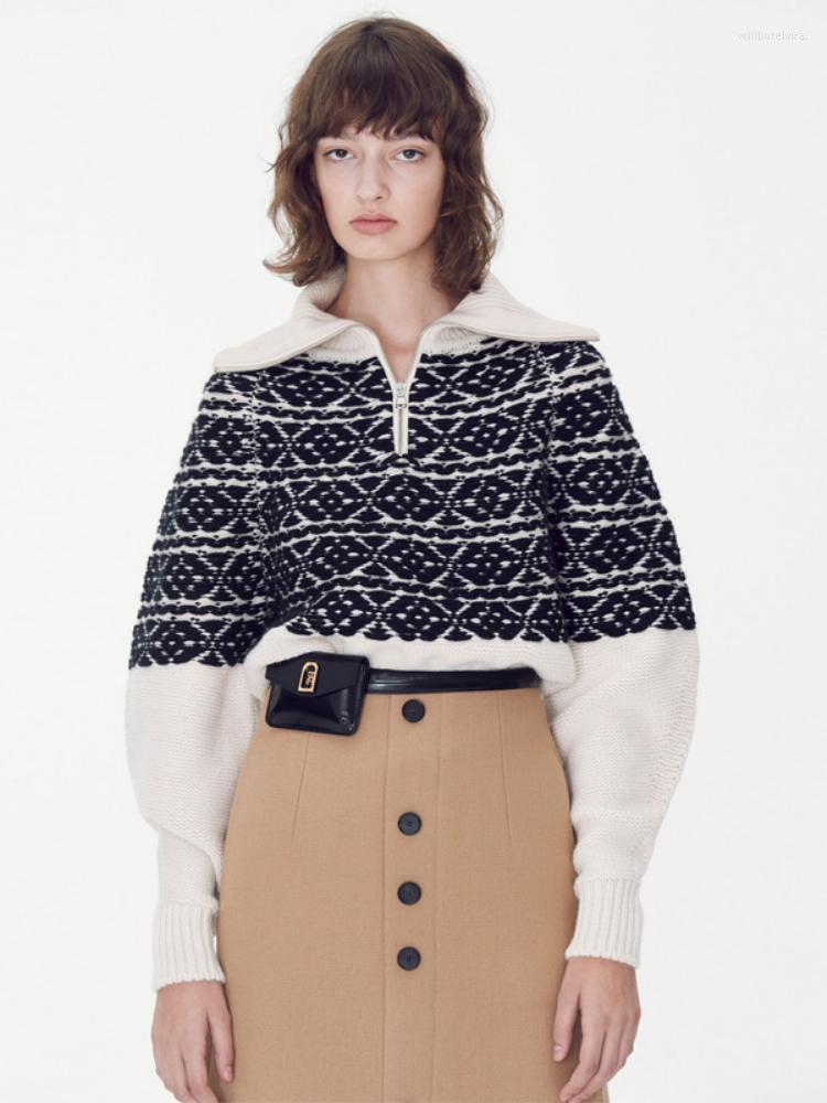 Women' Sweaters EOS Pattern High Wait Sweater Wool Blend Zipper Front Claasic Women Winter Korean Fashion 2023 Fall, Multi color
Women' Sweaters EOS Pattern High Wait Sweater Wool Blend Zipper Front Claasic Women Winter Korean Fashion 2023 Fall, Multi color