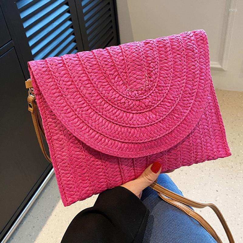 Evening Bags Summer Beach For Women Handmade Straw Envelope Crossbody Bag Purse Braided Shoulder Messenger Woven Handbag, Beige
Evening Bags Summer Beach For Women Handmade Straw Envelope Crossbody Bag Purse Braided Shoulder Messenger Woven Handbag, Beige