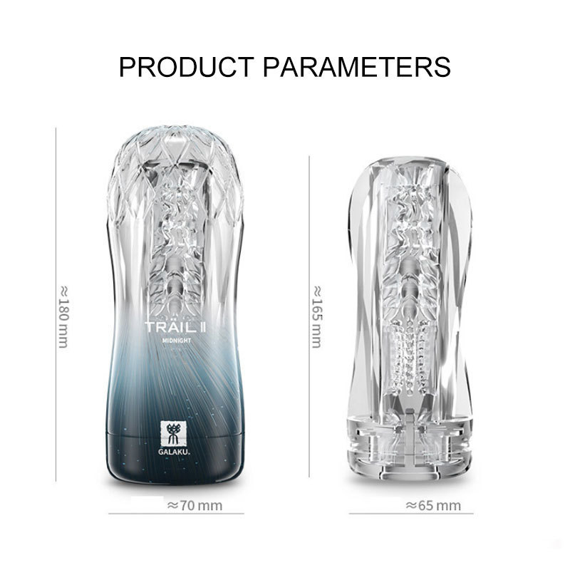 Masturbators Men's Masturbation Cup Soft Cat Sex Toy Transparent Vagina Adult Endurance Exercise Sex Product Men's Vacuum Pocket Cup 230524