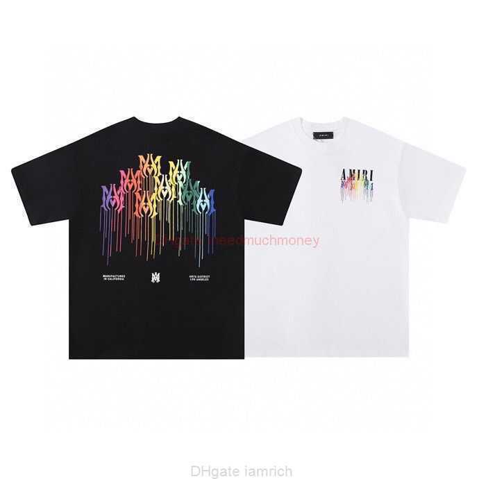 Designer Fashion Clothing Amires Tees Am Tshirt Amies 2023 Springsummer New Logo Round Neck Tshirt High Street Unisex Loose Rainbow Tassel Short Sleeve Luxury Casua, White
Designer Fashion Clothing Amires Tees Am Tshirt Amies 2023 Springsummer New Logo Round Neck Tshirt High Street Unisex Loose Rainbow Tassel Short Sleeve Luxury Casua, White