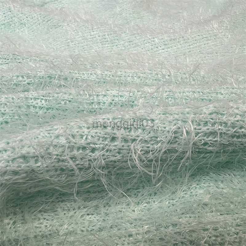 Women's Jeans Solid Fuzzy Knitted Flare Pants 2023 Spring Women Elastic High Waist Slim Stacked Trousers Fashion Casual Streetwear Y23