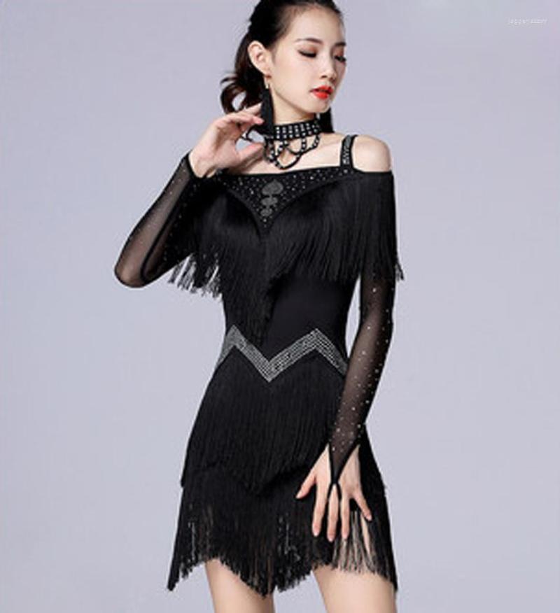 Stage Wear Latin Dance Performance Service Professional Competition Costume Black Pool Female Adult Sexy Tassel Dress, Orange
Stage Wear Latin Dance Performance Service Professional Competition Costume Black Pool Female Adult Sexy Tassel Dress, Orange