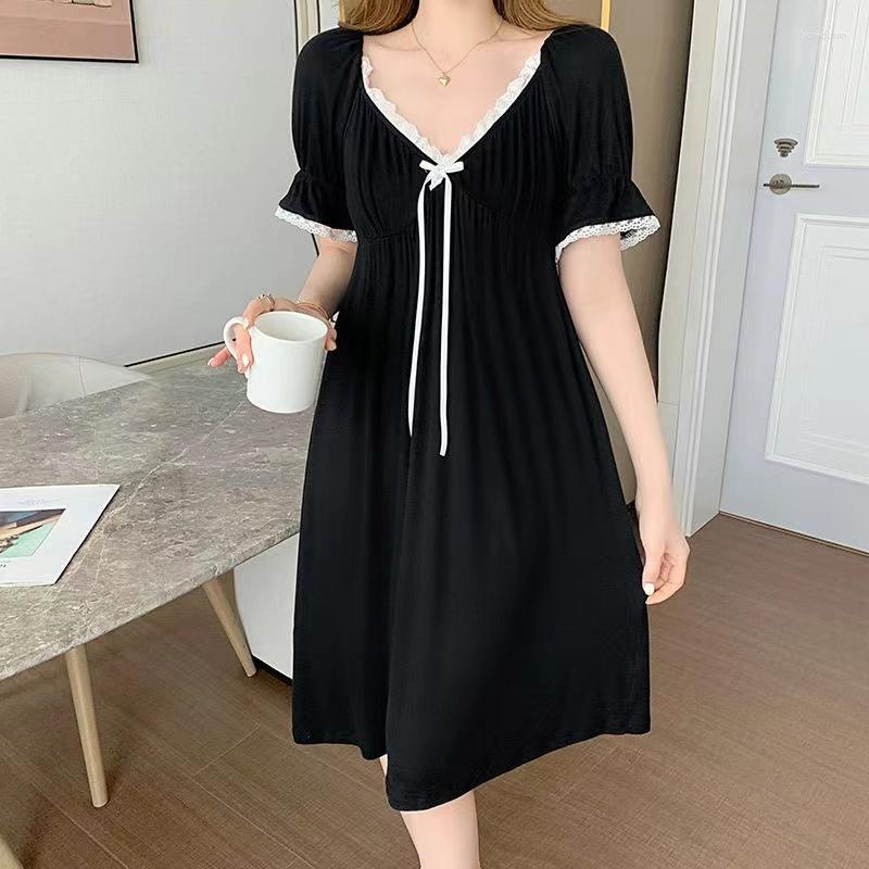 Women's Sleepwear Women's Sleep & Lounge Soft Women Skirt Cotton Short Sleeves Nightdress Black Luxury Ladies Shirt Casual Home, X zh 30037 bai
Women's Sleepwear Women's Sleep & Lounge Soft Women Skirt Cotton Short Sleeves Nightdress Black Luxury Ladies Shirt Casual Home, X zh 30037 bai