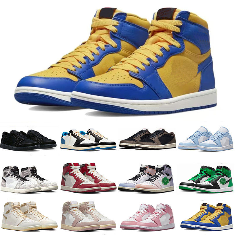Reverse Laney Basketball Shoes Jumpman 1 1s Craft Sail Valentines Day Lucky Green Lost and Found Skyline White Cement Dark Mocha Olive Sport Sneakers for Men Women, Item#25
Reverse Laney Basketball Shoes Jumpman 1 1s Craft Sail Valentines Day Lucky Green Lost and Found Skyline White Cement Dark Mocha Olive Sport Sneakers for Men Women, Item#25