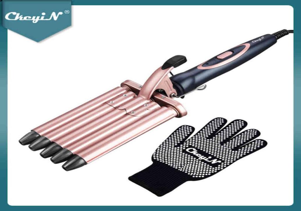 CkeyiN Hair Curler 5 Barrel Curling Iron Wand 16mm Crimper Waver Ceramic Tourmaline Temperature Adjustable Fast Heat Up7887338
CkeyiN Hair Curler 5 Barrel Curling Iron Wand 16mm Crimper Waver Ceramic Tourmaline Temperature Adjustable Fast Heat Up7887338