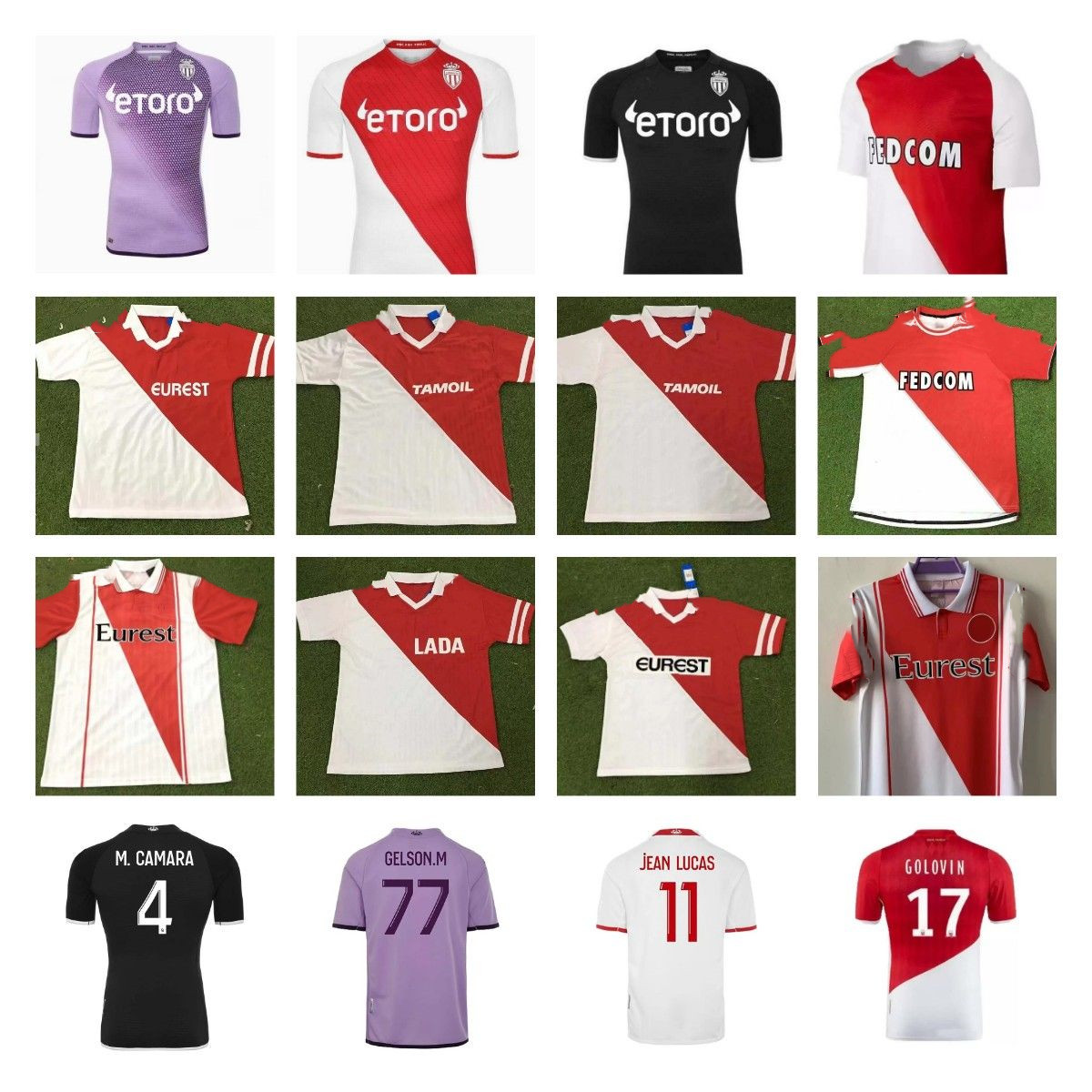 Monaco Retro Soccer Jerseys 82 90 91 92 94 95 96 97 22 23 Tuybens VOLLAND BOADU JEAN LUCAS 98 00 Dalger Vintage AS BEN YEDDER JOVETIC GOLOVIN Flocage JORGE Football Shirt, Adult 4
Monaco Retro Soccer Jerseys 82 90 91 92 94 95 96 97 22 23 Tuybens VOLLAND BOADU JEAN LUCAS 98 00 Dalger Vintage AS BEN YEDDER JOVETIC GOLOVIN Flocage JORGE Football Shirt, Adult 4