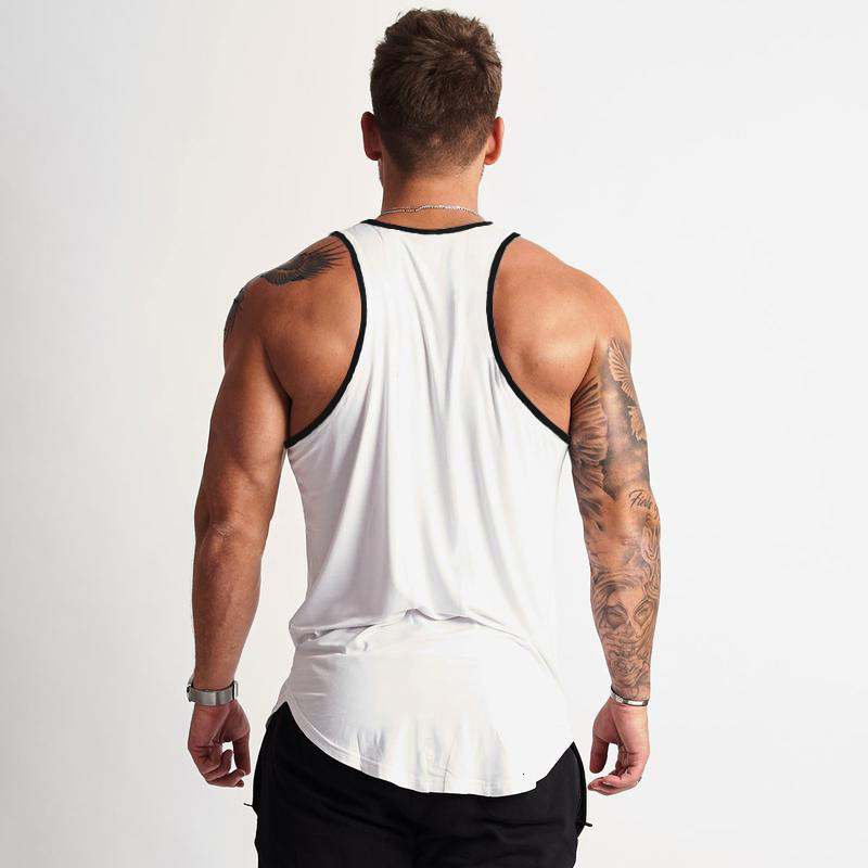 Mens Tank Tops Blank gym clothing Bodybuilding tank top Man summer fashion sleeveless shirt cotton fitness sportswear slim muscle vests 230524