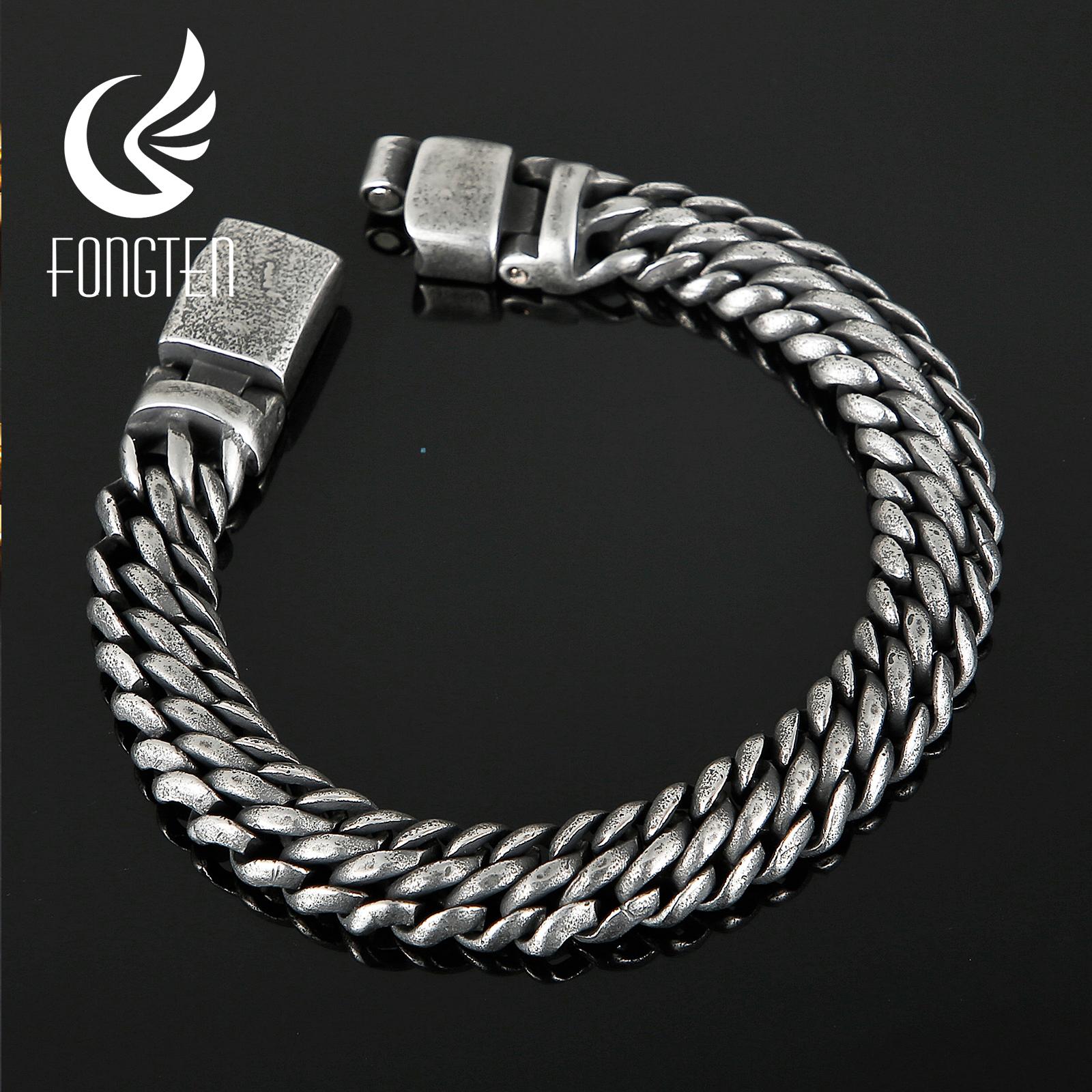 Bangle Fongten Men Steel Color Chain Series Darkness Jewelry Carving Shiny Simple Design Fashion Retro Punk Bracelet Handicraft Style
Bangle Fongten Men Steel Color Chain Series Darkness Jewelry Carving Shiny Simple Design Fashion Retro Punk Bracelet Handicraft Style