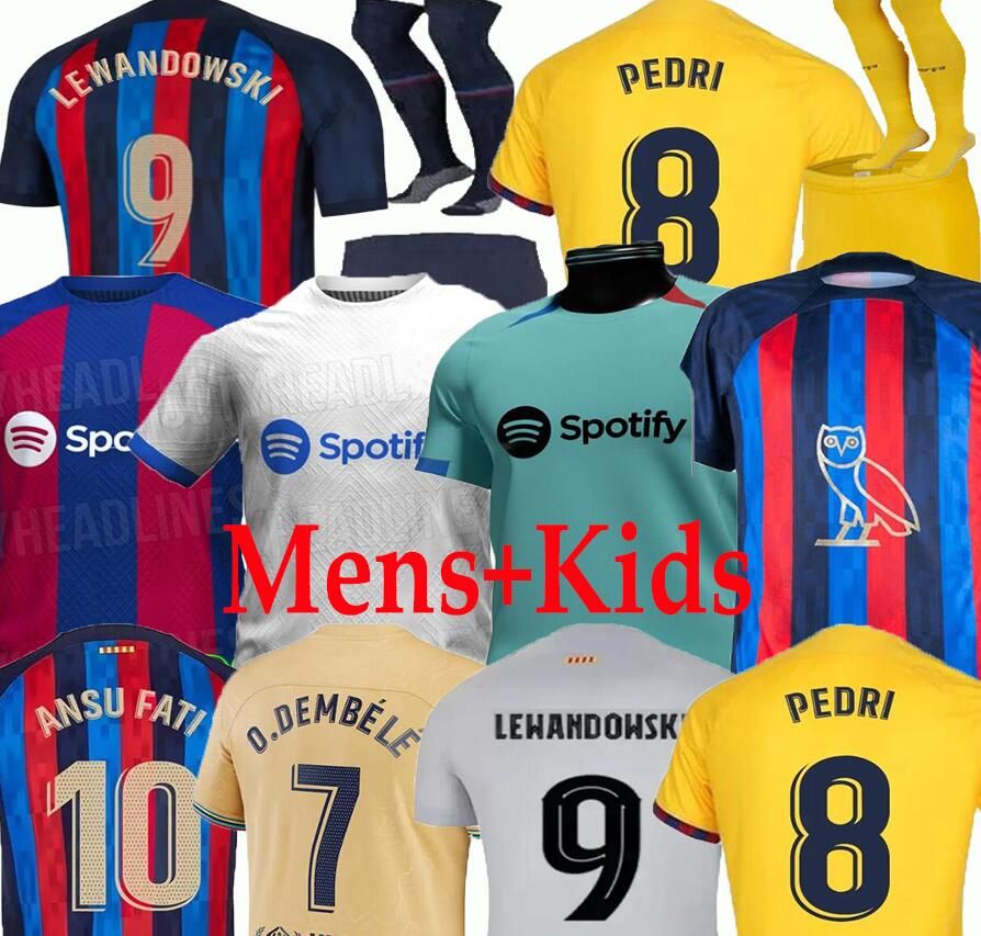 22 23 24 PEDRI LEWANDOWSKI soccer jerseyS 4th GAVI camiseta de futbol FERRAN 2023 2024 FC ANSU FATI ROSALIA barCELOnas ERIC football shirt men barca kit kids equipment, Kids away socks
22 23 24 PEDRI LEWANDOWSKI soccer jerseyS 4th GAVI camiseta de futbol FERRAN 2023 2024 FC ANSU FATI ROSALIA barCELOnas ERIC football shirt men barca kit kids equipment, Kids away socks