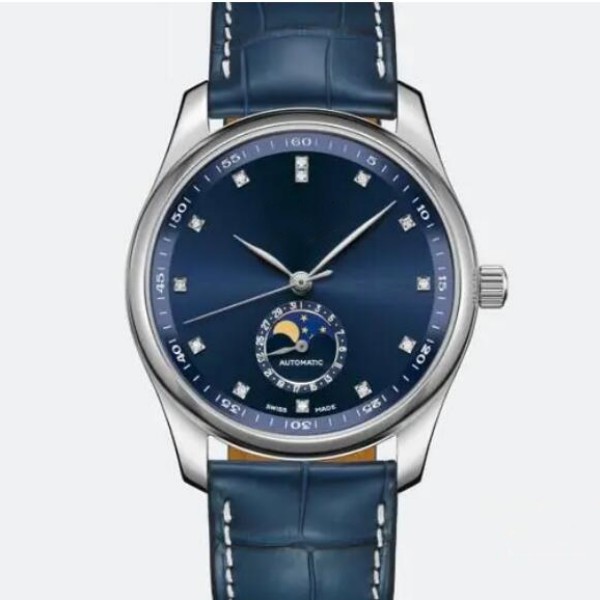 Hot sale top quality man watch sport style automatic watch mechanical watches stainless steel watchcase leather strap s03
