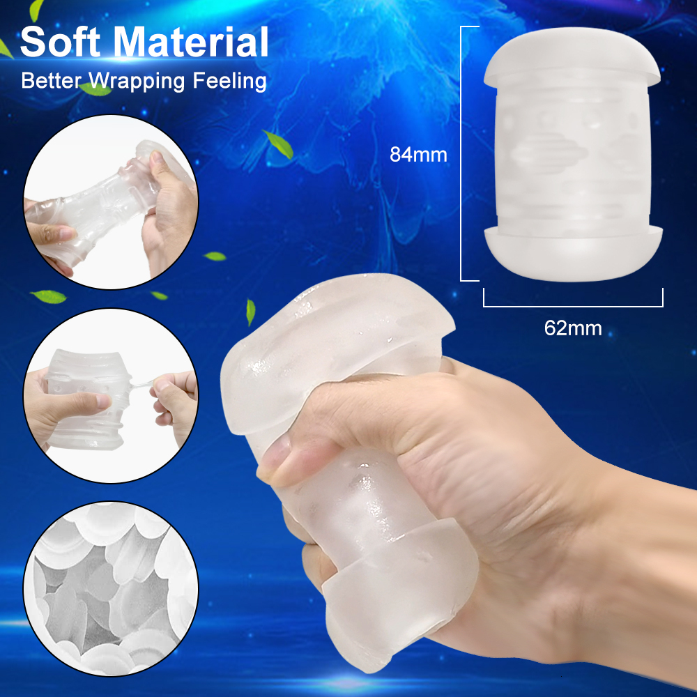 Masturbators Men's automatic telescopic silicone vaginal masturbation anal oral sex cat stimulation toys adult products 230524