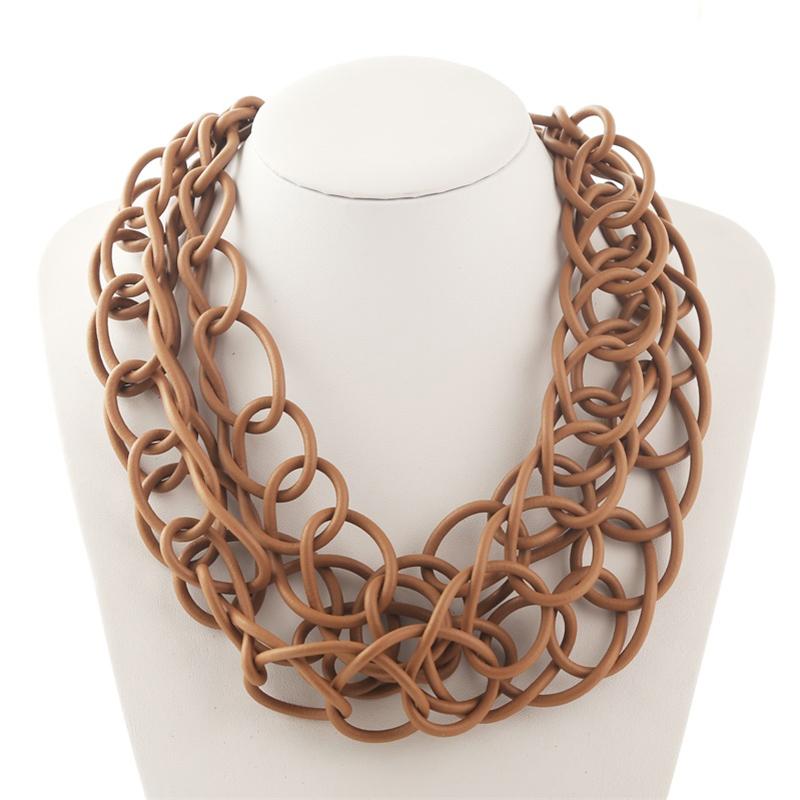 Necklaces New Handmade Rubber Short Necklace for Women Simple Classical Gothic Style Sweater Choker Clothes Accessories Luxury Necklaces
Necklaces New Handmade Rubber Short Necklace for Women Simple Classical Gothic Style Sweater Choker Clothes Accessories Luxury Necklaces