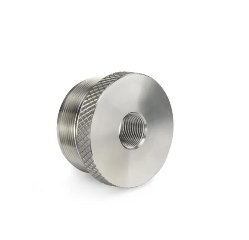 1/2X28 End Cap Titanium GR5 Replacement Threaded End Cap for 1.375x24 Modular Solvent Trap Metric Screw 1-3/8x24, Silver
1/2X28 End Cap Titanium GR5 Replacement Threaded End Cap for 1.375x24 Modular Solvent Trap Metric Screw 1-3/8x24, Silver