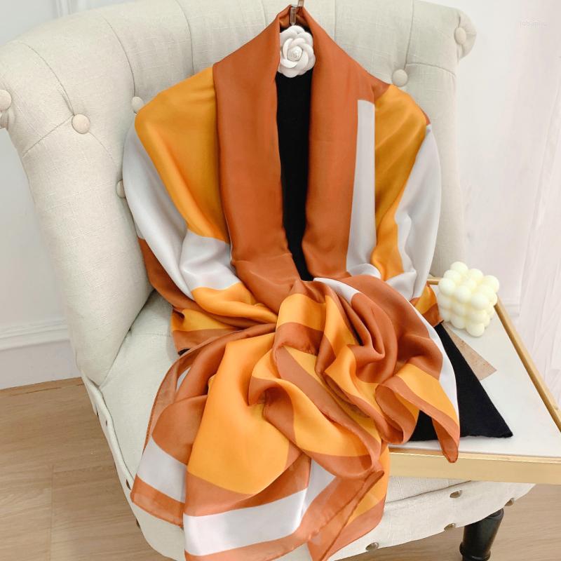 Scarves 2023 Summer Women Silk Scarf Beach Hijab Shawls And Wraps Female Foulard Echarpe Designer Bandana
Scarves 2023 Summer Women Silk Scarf Beach Hijab Shawls And Wraps Female Foulard Echarpe Designer Bandana