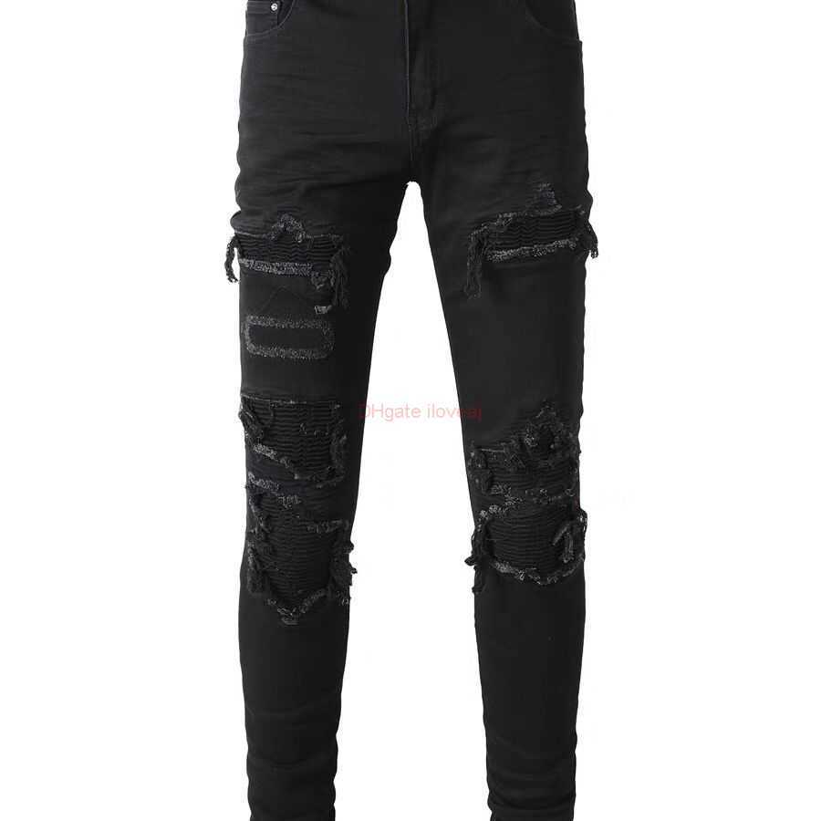 Designer Clothing Amires Jeans Denim Pants Amies Trendy High Street Youth Elastic Slim Fit Jeans Black Cat Beard False Hole Small Feet Pants American High End Fashion, Beige
Designer Clothing Amires Jeans Denim Pants Amies Trendy High Street Youth Elastic Slim Fit Jeans Black Cat Beard False Hole Small Feet Pants American High End Fashion, Beige