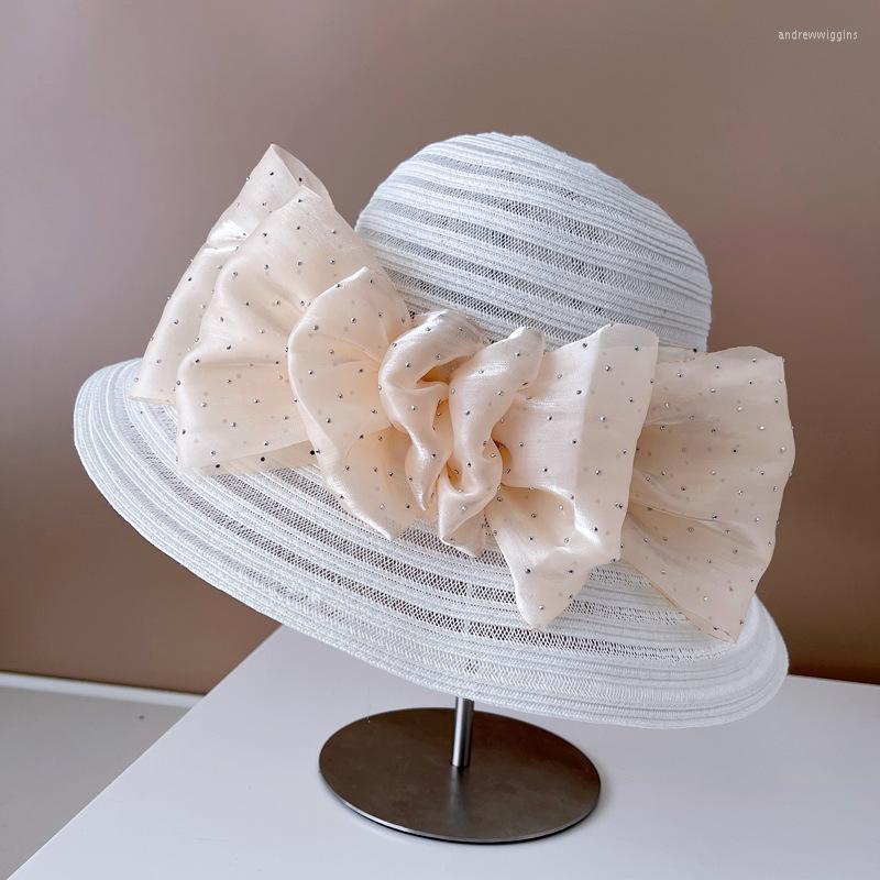 Wide Brim Hats 202304-2509139 Ins Summer Lightweight Imitation Linen Breathable Sunscreen Bowknot Lady Sun Hat Women Leisure Visors, White
Wide Brim Hats 202304-2509139 Ins Summer Lightweight Imitation Linen Breathable Sunscreen Bowknot Lady Sun Hat Women Leisure Visors, White
