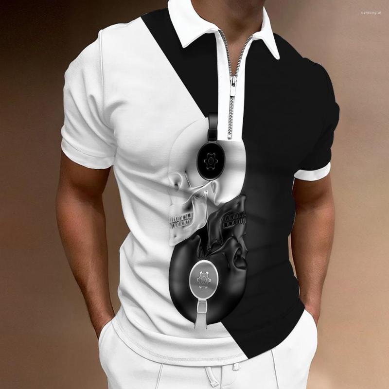Men's Polos Summer High Quality Men Polo Shirts Street Print Casual Short Sleeve Mens Turn-Down Collar Zipper Shirt, Black
Men's Polos Summer High Quality Men Polo Shirts Street Print Casual Short Sleeve Mens Turn-Down Collar Zipper Shirt, Black