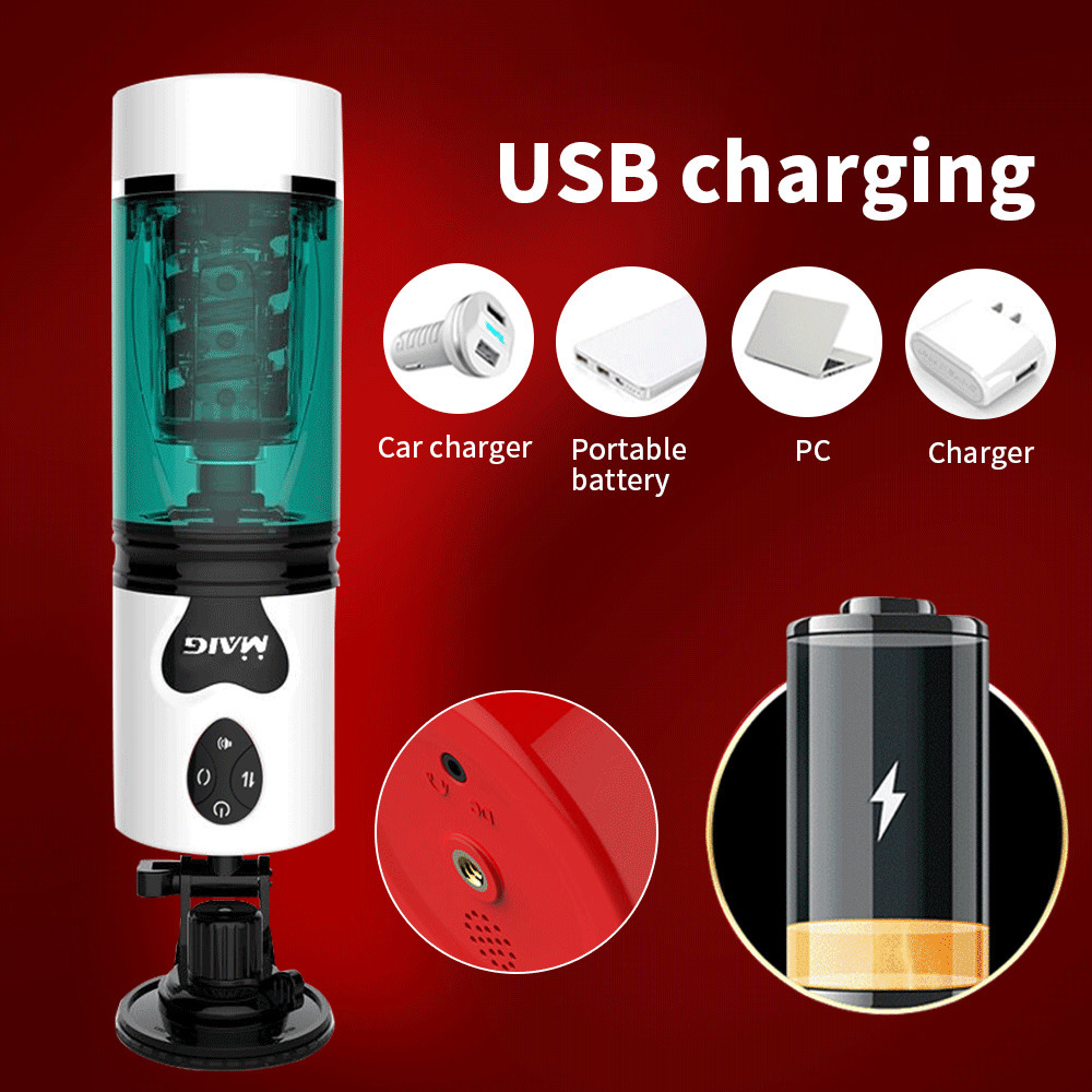 Masturbators Automatic Telescopic Rotary Sucking Male Masturbation Cup Vaginal Pocket Sucking Male Masturbation Stimulating Toys 230524