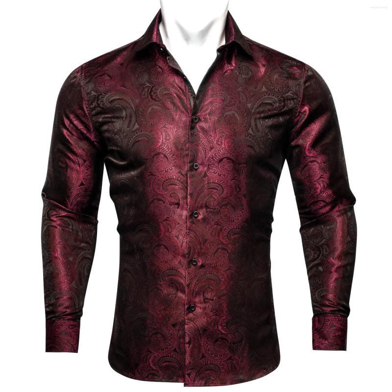 Men' Casual Shirts Classic Silk For Men Paisley Square Collar Embroidered Long Sleeve Blouse Dark Red Fit Business Party Luxury CY-0605, Cy-0601
Men' Casual Shirts Classic Silk For Men Paisley Square Collar Embroidered Long Sleeve Blouse Dark Red Fit Business Party Luxury CY-0605, Cy-0601