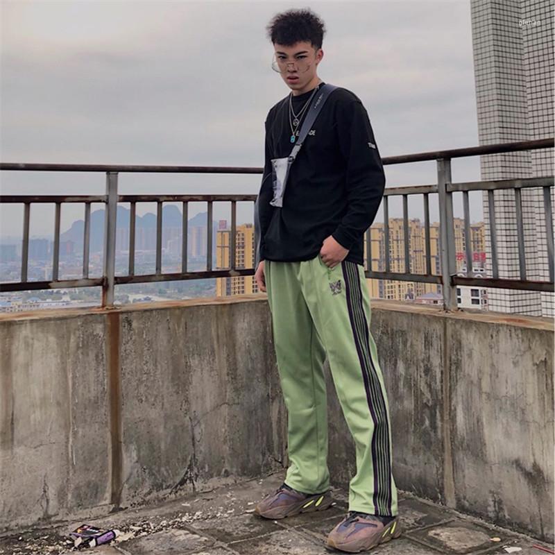 Men' Pants AWGE Needles Sweatpants Butterfly Embroidery Printing Gentle Green Retro Design Sense Loose Couple Trousers Unisex
Men' Pants AWGE Needles Sweatpants Butterfly Embroidery Printing Gentle Green Retro Design Sense Loose Couple Trousers Unisex