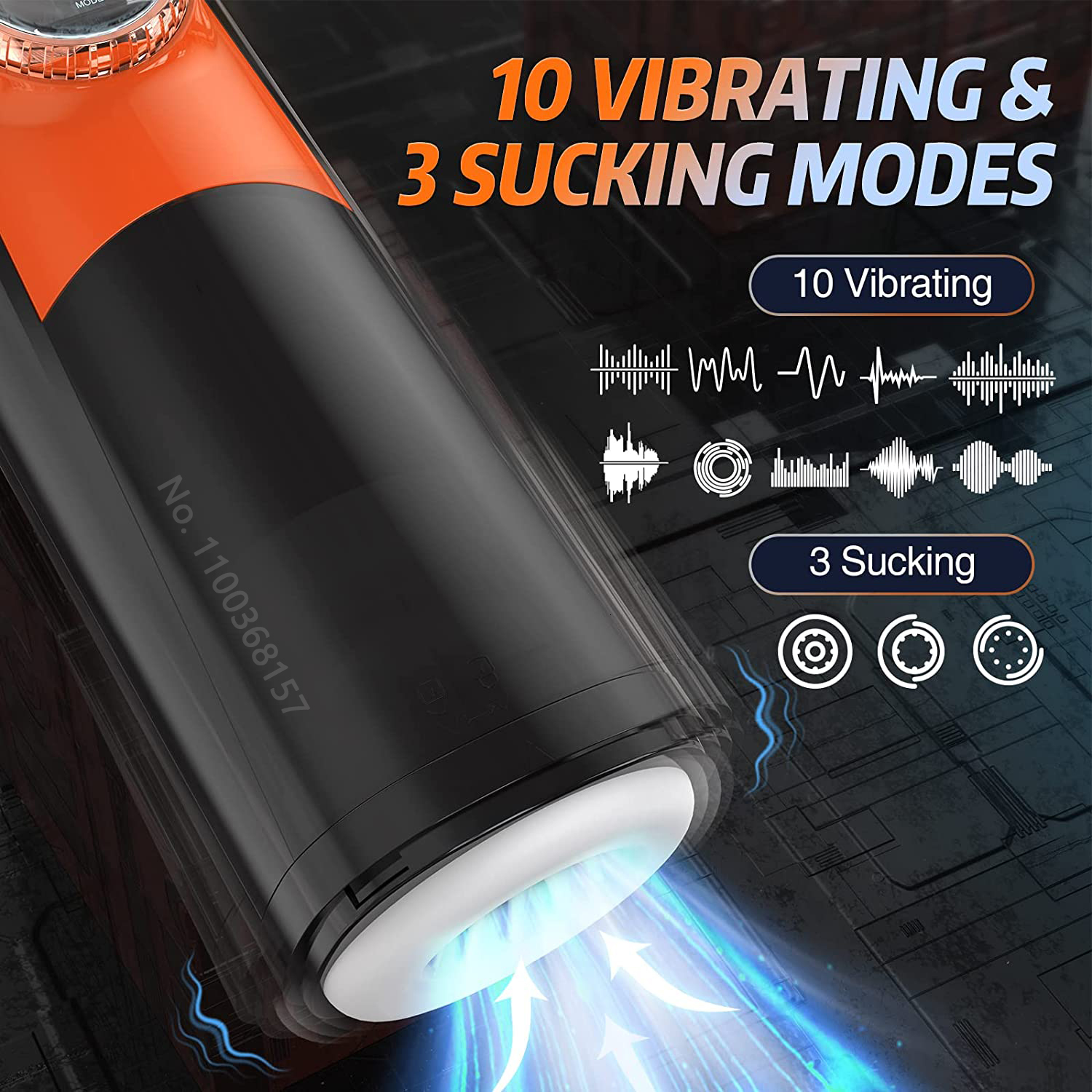 Masturbators 4-in-1 automatic male masturbation adult sex toy with 10 vibrations 6 stimuli and 3 temptations 3D realistic texture male sex toy 230524
