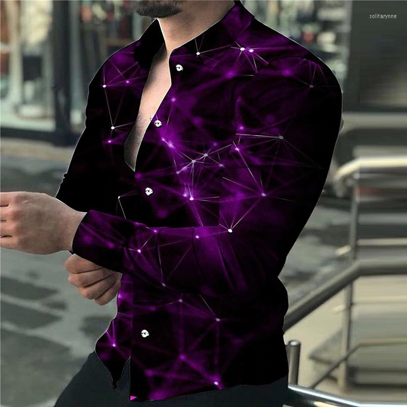 Men's Dress Shirts Fashion Men's Designer Starry Sky Purple Blue Gold Luxury Social Shirt Lapel Large Size Casual Dot Print Long Sleeve, 010
Men's Dress Shirts Fashion Men's Designer Starry Sky Purple Blue Gold Luxury Social Shirt Lapel Large Size Casual Dot Print Long Sleeve, 010