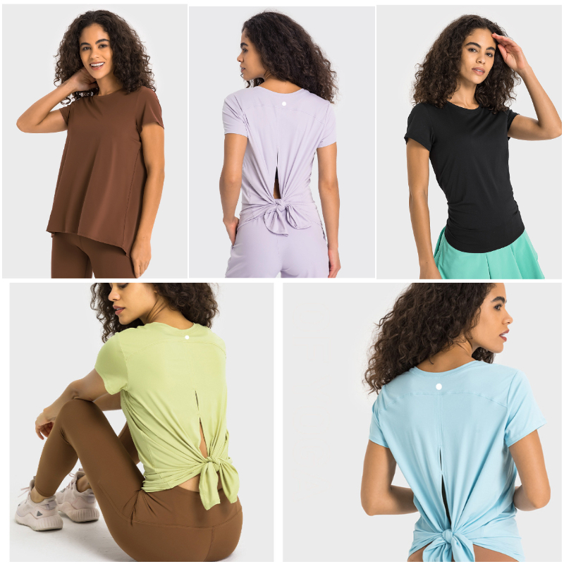 LL Women Yoga Outfits T-shirts Summer Girls Shirts Sport Short Sleeve Ladies Sportswear Gym Exercise Tops Running Fitness Wear Fast Dry Breathable, Black
LL Women Yoga Outfits T-shirts Summer Girls Shirts Sport Short Sleeve Ladies Sportswear Gym Exercise Tops Running Fitness Wear Fast Dry Breathable, Black