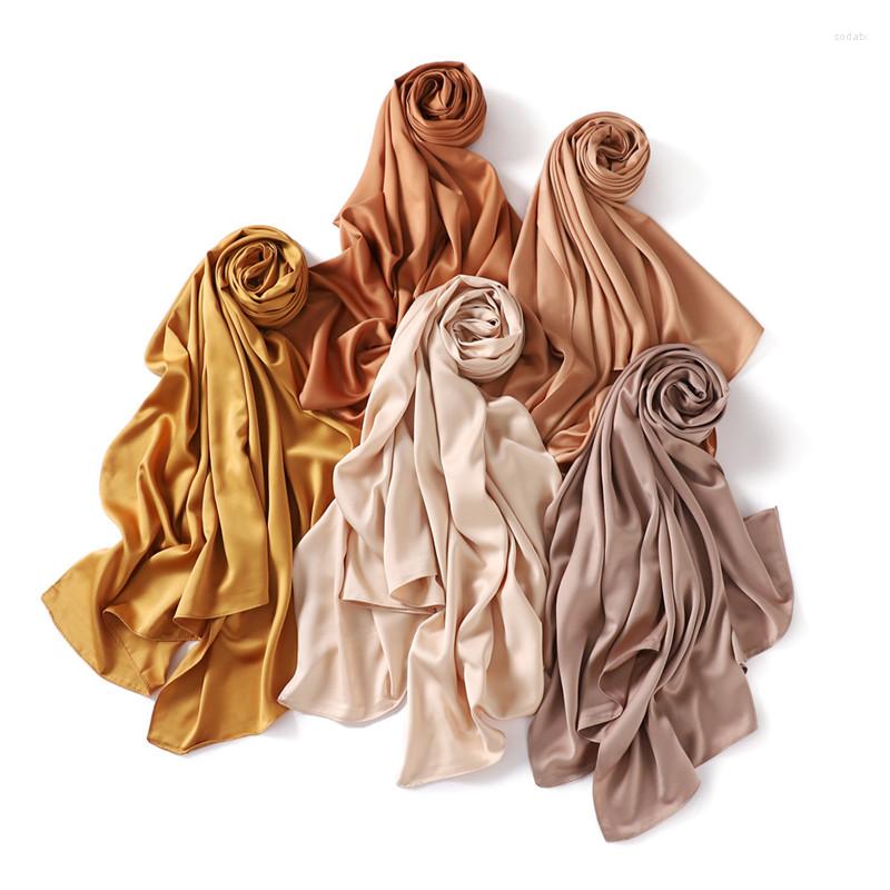 Scarves 28 Colors Plain Solid Soft Thin Silk Stain Instant Hijab Lady High Quality Beach Cover-Up Shawls Wrap Neck Stole Muslim 180 70Cm 
Scarves 28 Colors Plain Solid Soft Thin Silk Stain Instant Hijab Lady High Quality Beach Cover-Up Shawls Wrap Neck Stole Muslim 180 70Cm