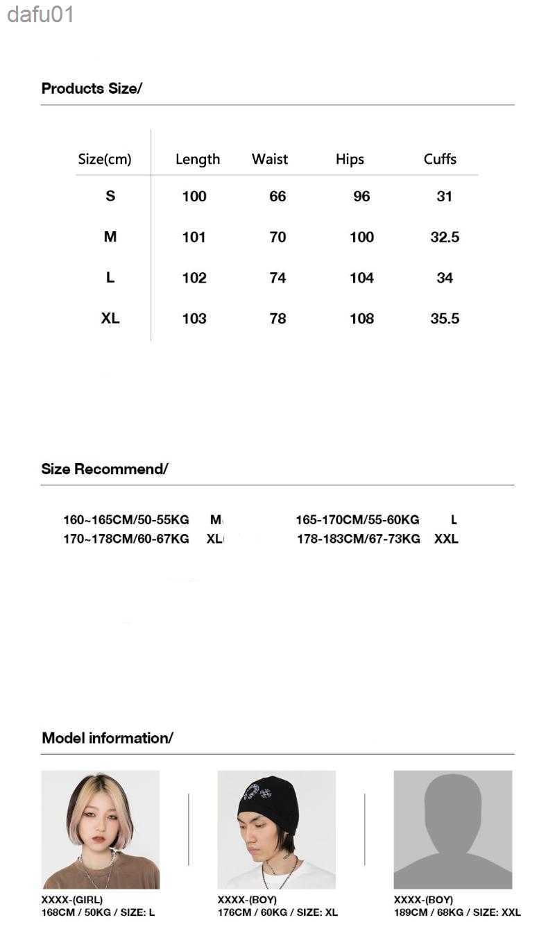 Men's Jeans Men's Jeans Urban Streetwear Baggy Y2k Men Skull Furry Embroidered Denim Pants Straight Leg Loose Trousers Women High Street Hip