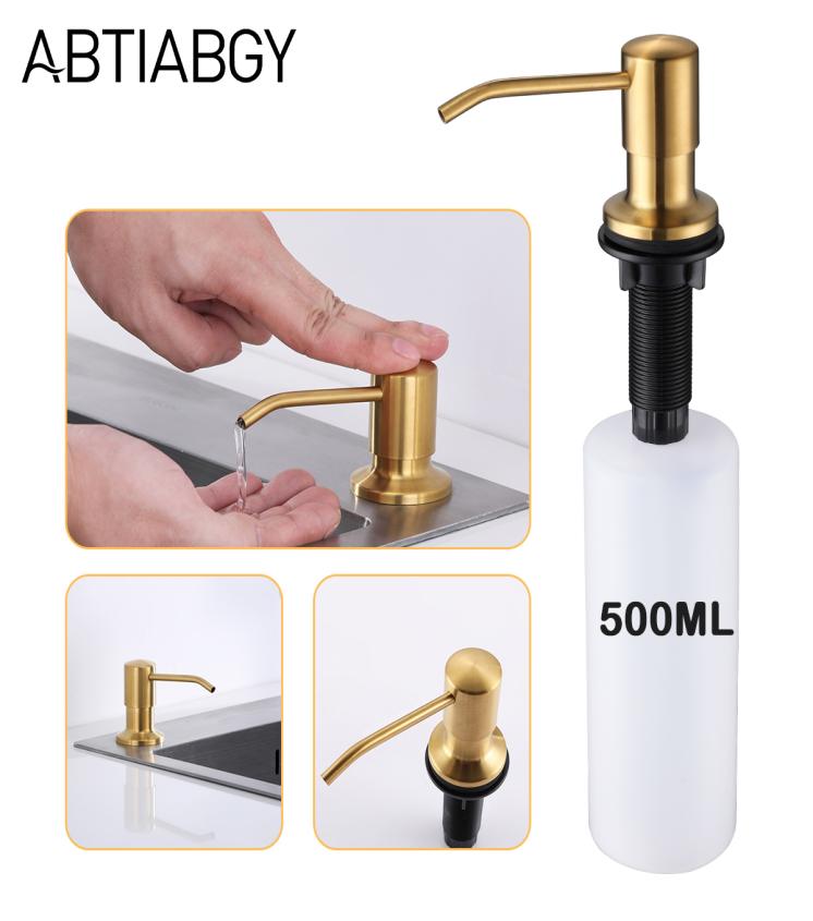 Liquid Soap Dispenser 8 Colors Countertop Stainless Steel Kitchen Sink Brushed Gold Large Capacity Detergent Pump Bottle 2211032862109
Liquid Soap Dispenser 8 Colors Countertop Stainless Steel Kitchen Sink Brushed Gold Large Capacity Detergent Pump Bottle 2211032862109