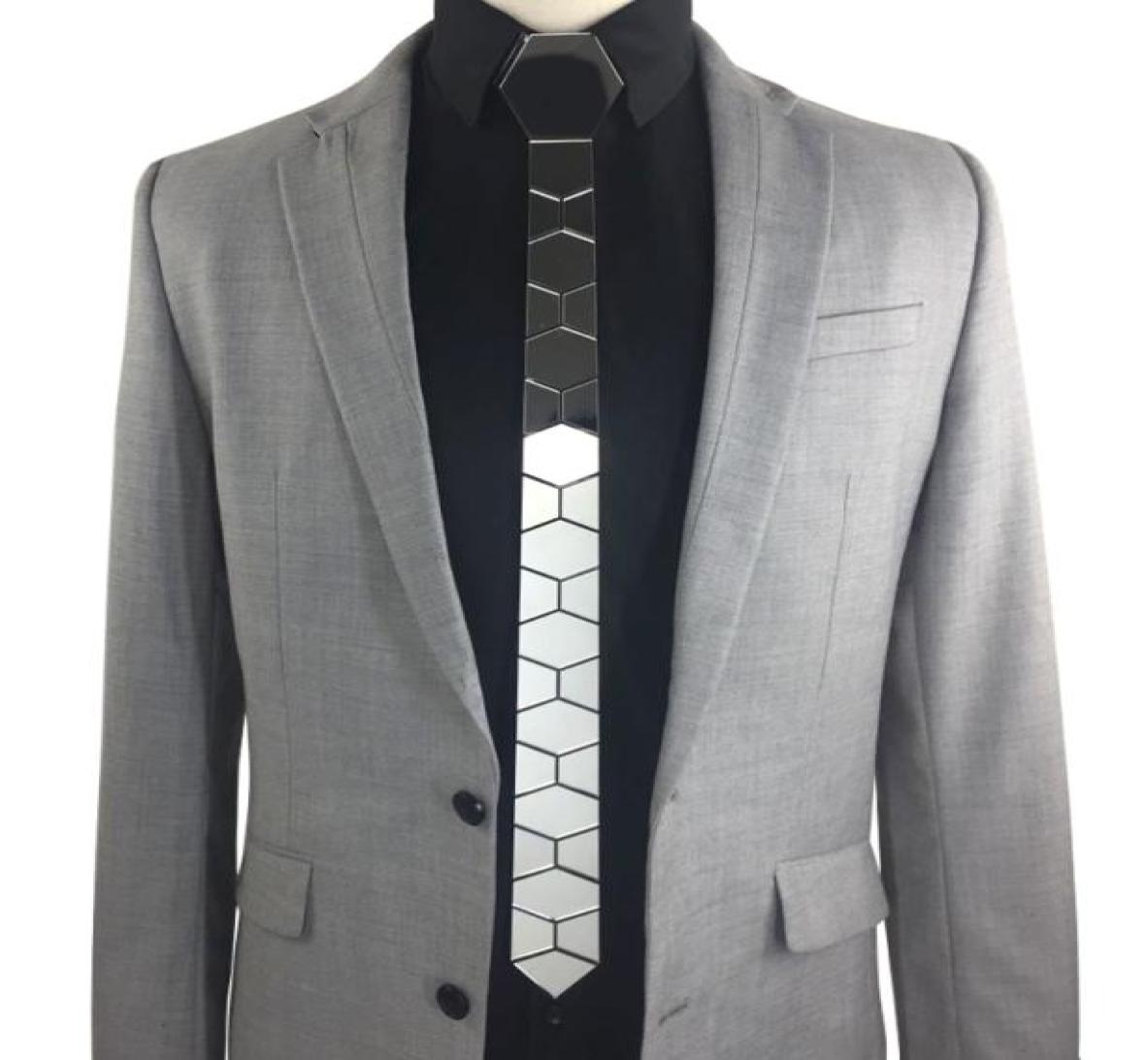 Neck Tie Set GEOMETIE Handmade Skinny Hexagonal Silver Tie Honeycomb Shape Necktie for Men Fashion Wedding Accessory Fashion Jewel1208141
Neck Tie Set GEOMETIE Handmade Skinny Hexagonal Silver Tie Honeycomb Shape Necktie for Men Fashion Wedding Accessory Fashion Jewel1208141
