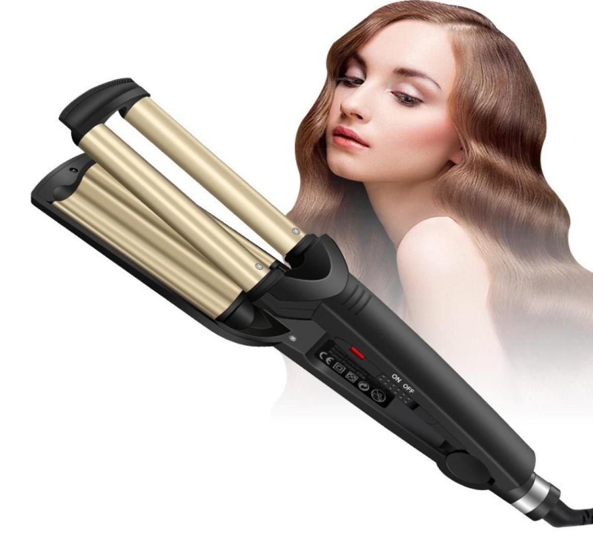 Curling Irons Professional Wave Hair Styler 3 Barrels Big Curlers Crimping Fluffy r Salon Styling Tools 2210142306848
Curling Irons Professional Wave Hair Styler 3 Barrels Big Curlers Crimping Fluffy r Salon Styling Tools 2210142306848