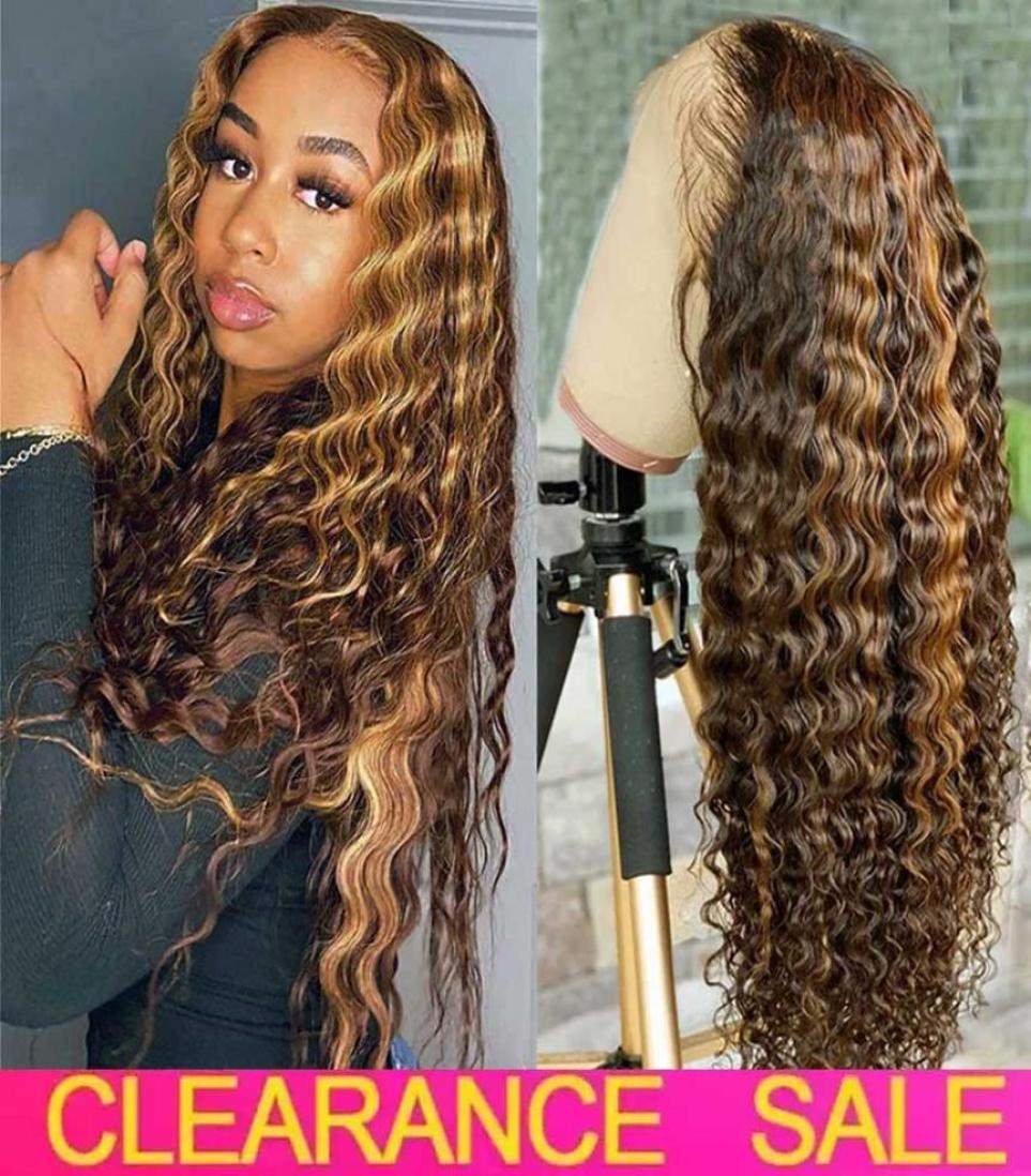 Extensions For Black 13x4 Ombre Honey Blonde Curly Lace Front Human Hair Wigs HD Transparet Highlight Deep Wave Frontal Wig6001106
Extensions For Black 13x4 Ombre Honey Blonde Curly Lace Front Human Hair Wigs HD Transparet Highlight Deep Wave Frontal Wig6001106