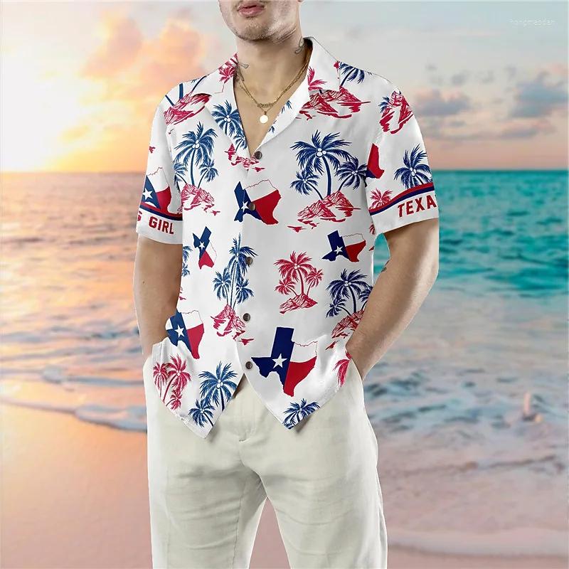 

Men's Casual Shirts Men's Shirt Summer Hawaiian Flamingo Graphic Prints Turndown Holiday Short Sleeve Button-Down Print Clothing, Green