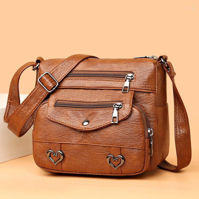 Evening Bags Luxury Women Heart Decor Shoulder Bag Vintage Multi Pockets Messenger Crossbody PU Leather Ladies Handbags Bolsa Feminina, Black
Evening Bags Luxury Women Heart Decor Shoulder Bag Vintage Multi Pockets Messenger Crossbody PU Leather Ladies Handbags Bolsa Feminina, Black