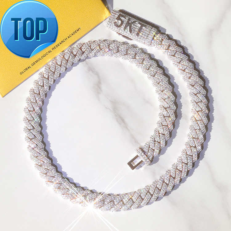 Yu ying Pass diamond test 8-14mm Wide GRA Moissanite diamond silver Cuban link chain for Mens Hip Hop Necklace
Yu ying Pass diamond test 8-14mm Wide GRA Moissanite diamond silver Cuban link chain for Mens Hip Hop Necklace