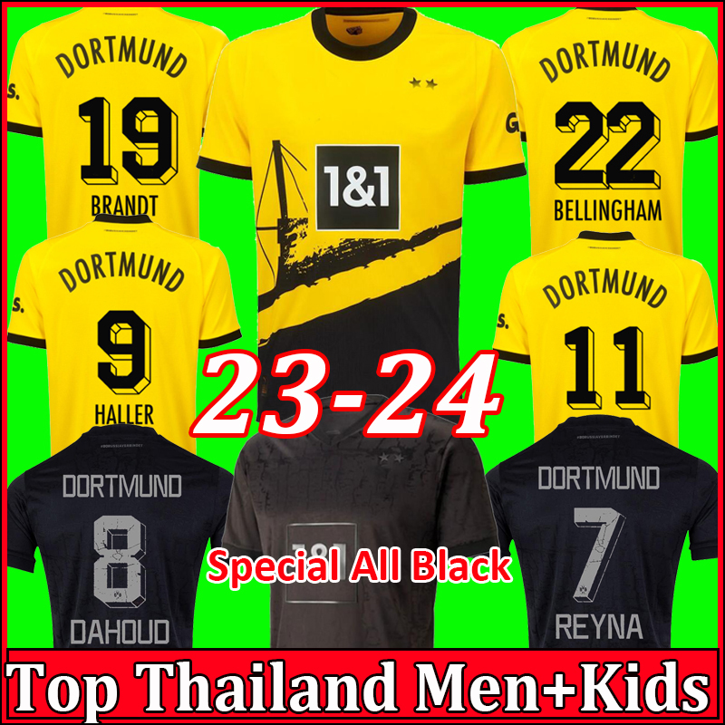 22 23 24 Dortmund BELLINGHAM HAALAND soccer jerseys 2024 Special All Black football shirt REUS NEONGELB HUMMELS BRANDT YEYNA men kids kit maillot de foot uniforms, Special black+patch
22 23 24 Dortmund BELLINGHAM HAALAND soccer jerseys 2024 Special All Black football shirt REUS NEONGELB HUMMELS BRANDT YEYNA men kids kit maillot de foot uniforms, Special black+patch