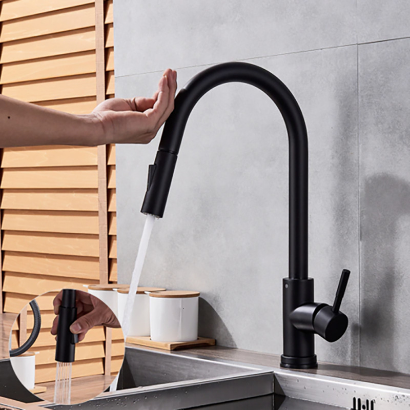 Pull Out Sensor Kitchen Faucet Brushed Gold Sensitive Touch Control Faucet Mixer For Kitchen Touch Sensor Kitchen Mixer Tap T200423
Pull Out Sensor Kitchen Faucet Brushed Gold Sensitive Touch Control Faucet Mixer For Kitchen Touch Sensor Kitchen Mixer Tap T200423